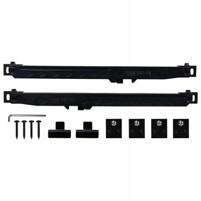 NATIONAL HARDWARE National Mfg N700-112 Sliding Door Soft Close Kit Matte Black