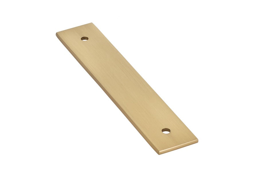 EMTEK Emtek 86435US4 Art Deco Cabinet Pull Backplate Satin Brass