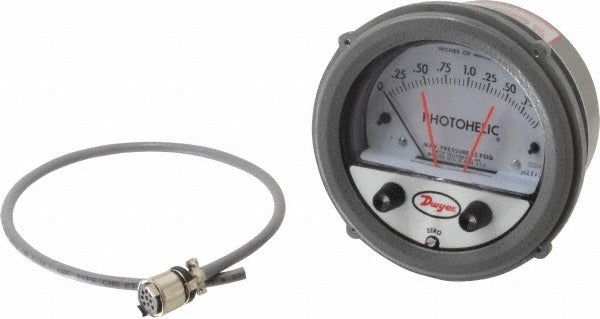 DWYER Dwyer 3002MR Photohelic Pressure Switch 25 Psi