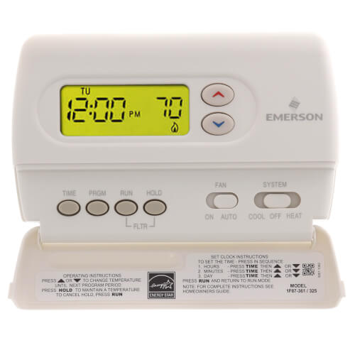 WHITE-RODGERS White-Rodgers 1F87-361 24v/Millivolt Single Stage Digital 7 Day Programmable Thermostat