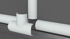 D-LINE D-line flet3015w-2pk Raceway Tee Fitting White 2-pack