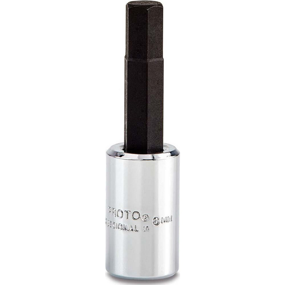 PROTO Proto J4770-6M Hand Hex Bit Socket 1/4 in Drive 6 Mm