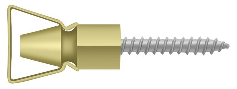 DELTANA Deltana SDH101U3 Shutter Door Holder Bright Brass