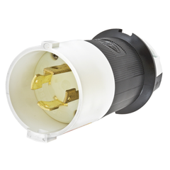 Hubbell Wiring Device-Kellems HBL2731S 3-Phase Grounding Male Standard Cord Mount Locking Plug 480 VAC L16-30P