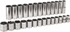 GEARWRENCH Gearwrench 80729 27 Pc Deep Socket Set 1/2 in Drive Sae