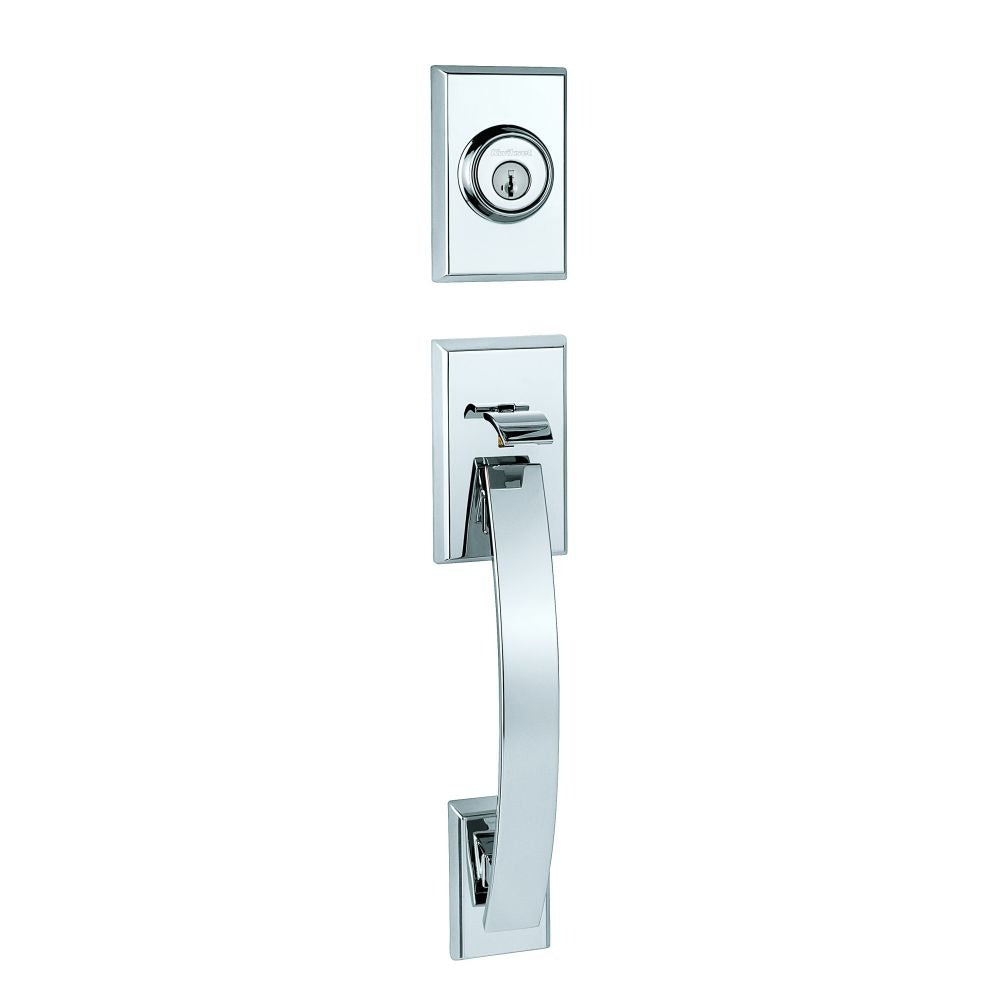 KWIKSET Kwikset 800TVHLIP-26S.STRKP Exterior Handleset Bright Chrome