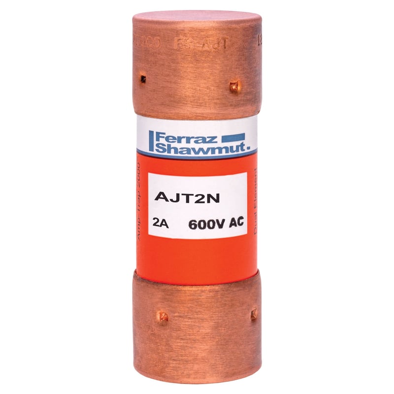 MERSEN Mersen AJT2N AJT Time Delay Fuse 2 Amps 600V Class J