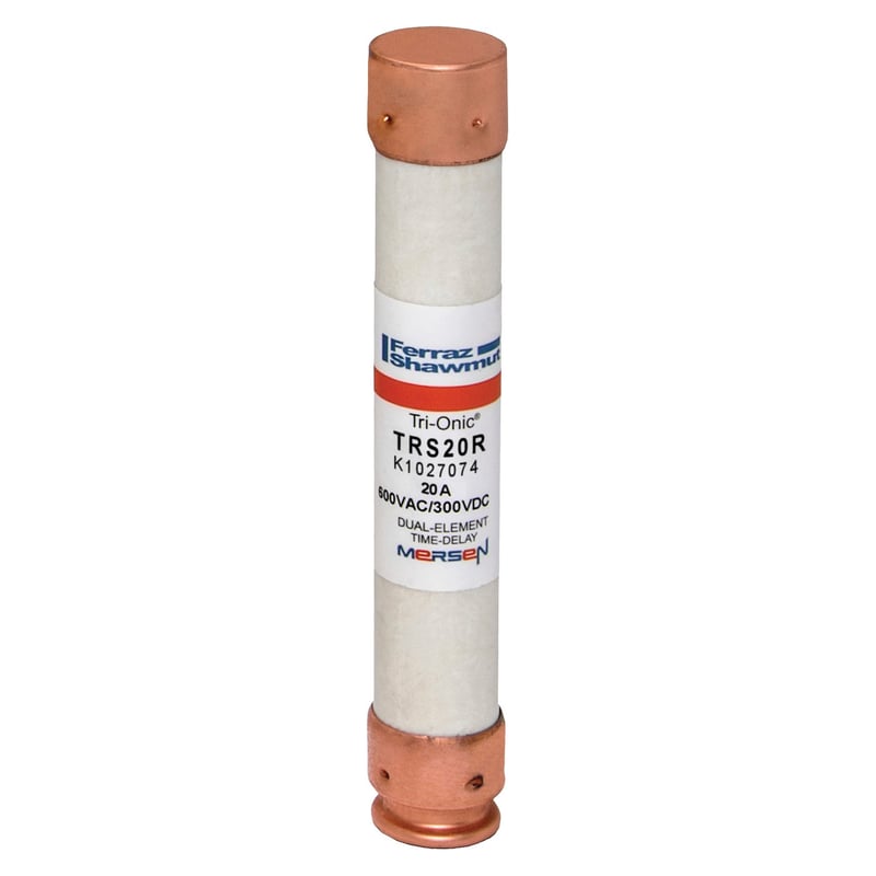 MERSEN Mersen TRS20R 20 Amp, 600 Volt, Class RK5 Time Delay Fuse