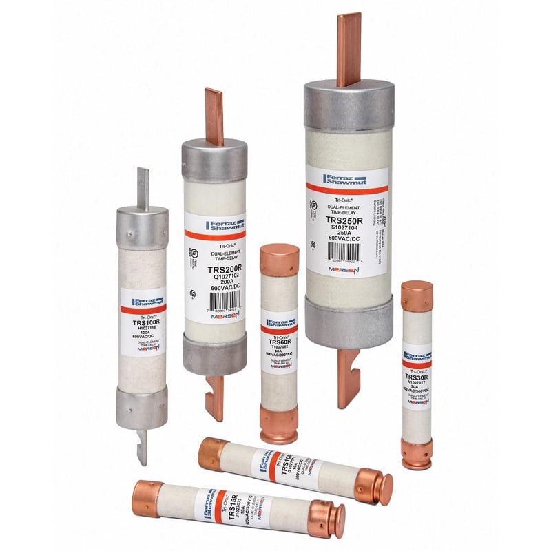 MERSEN Mersen TRS20R 20 Amp, 600 Volt, Class RK5 Time Delay Fuse