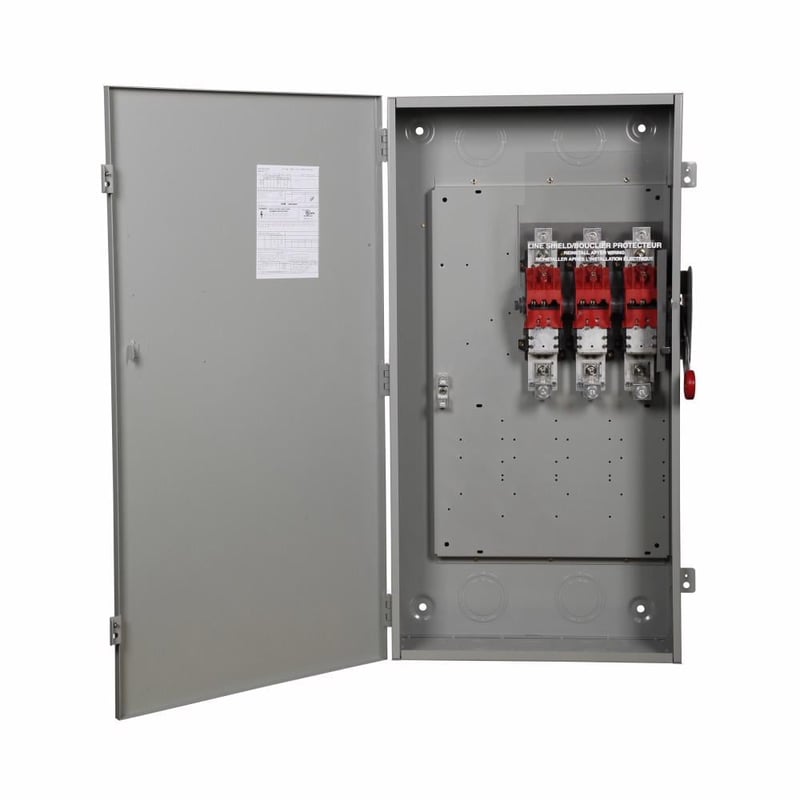 EATON Eaton DH365UGK 400 Amp, 3 Pole, 600 Volt, NEMA 1, Heavy Duty Non-Fusible Safety Switch
