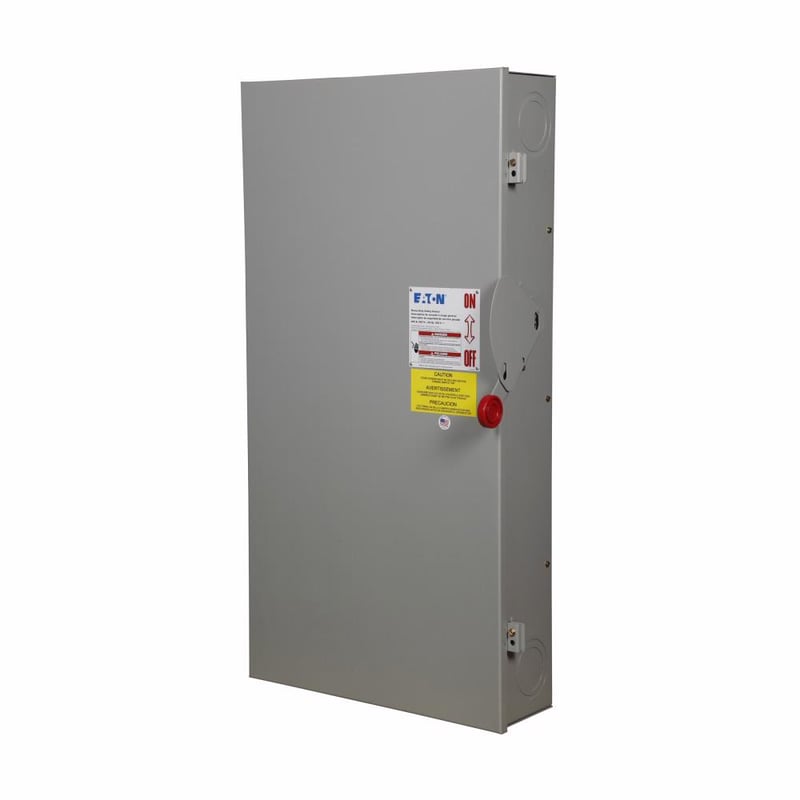 EATON Eaton DH365UGK 400 Amp, 3 Pole, 600 Volt, NEMA 1, Heavy Duty Non-Fusible Safety Switch
