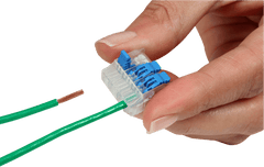 IDEAL Ideal 30-10L23 3 Port, In-Sure Lever Wire Connector, 100/Box