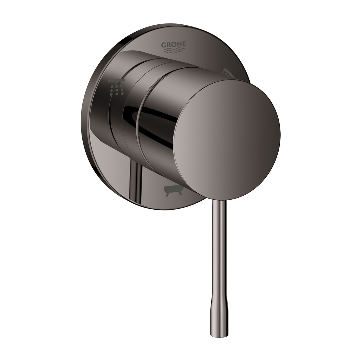 GROHE GROHE 29203A01 Essence Single Handle Diverter Valve Trim in Hard Graphite