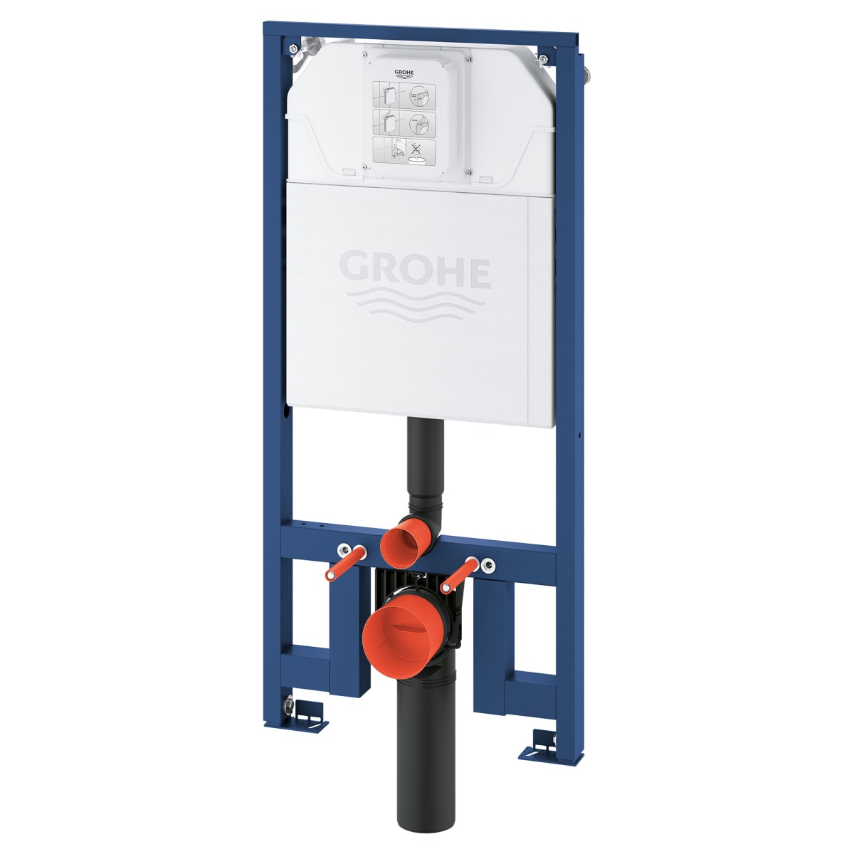 GROHE Grohe 39688000 Rapid SL Slim 2 x 4 In-Wall Carrier for Toilet