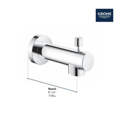 GROHE GROHE 13366EN0 Concetto Diverter Tub Spout in Brushed Nickel