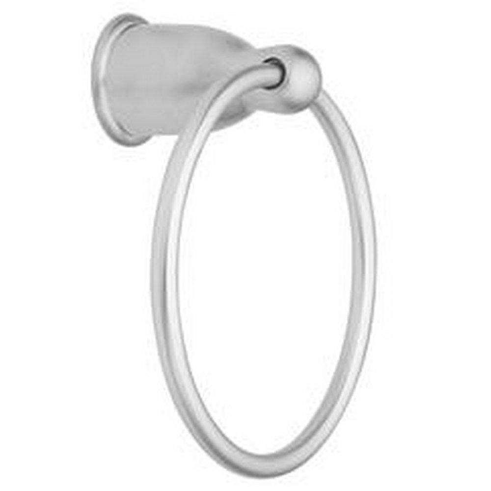 MOEN Moen YB8086BC Mason Round Closed Towel Ring in Brushed Chrome