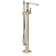 MOEN Moen S905BN 90 Degree Single Handle Lever Floor Mount Filler in Brushed Nickel