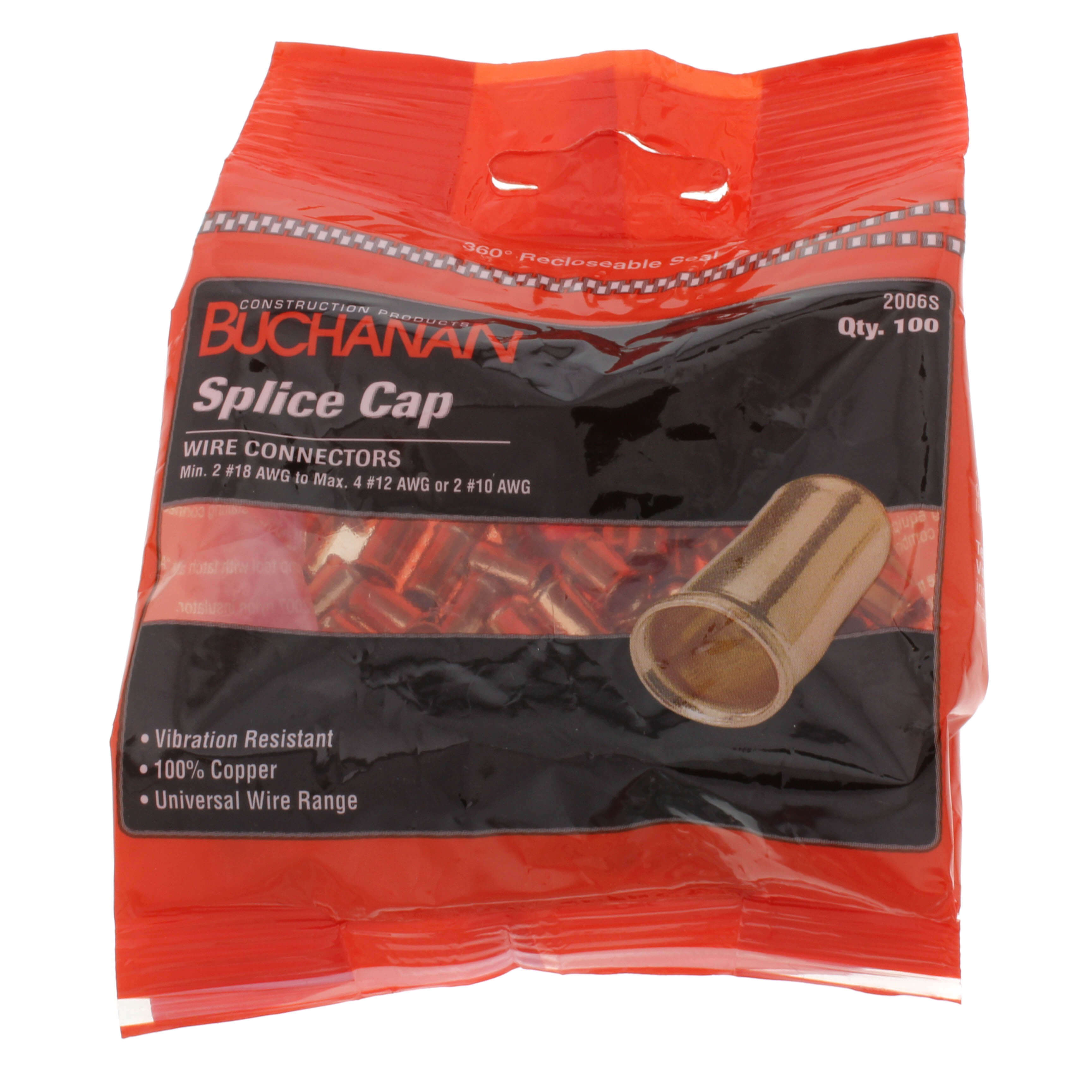 IDEAL Ideal 2006S Splice Cap Copper Crimp Connector 100/box