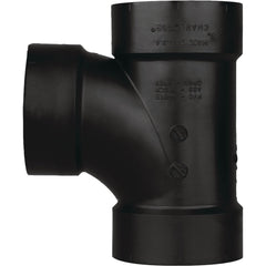 CHARLOTTE PIPE Charlotte Pipe ABS 00400 0600HA 1-1/2 In Hub x Hub x Hub Sanitary ABS Waste and Vent Tee (Each)