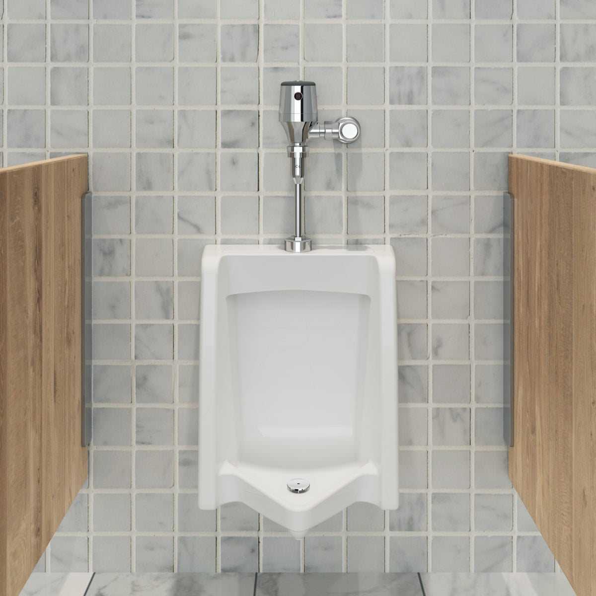 AMERICAN STANDARD American Standard 6245051.002 Ultima Selectronic Exposed Urinal Flush Valve, Diaphragm Type, Battery, 0.5 gpf/1.9 Lpf