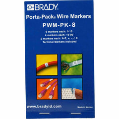 BRADY Brady PWM-PK-8 Porta-Pack Wire Marker Refill Combo 8