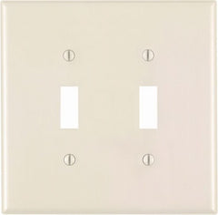 LEVITON Leviton Mfg Co R56-78109-00T 2-gang Toggle Wall Plate 25-pack