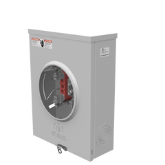 MILBANK Milbank U7040-O-TG-KK 200 Amp Ringless Meter Socket 4 Terminal Blank Top Triplex Ground Horn Bypass