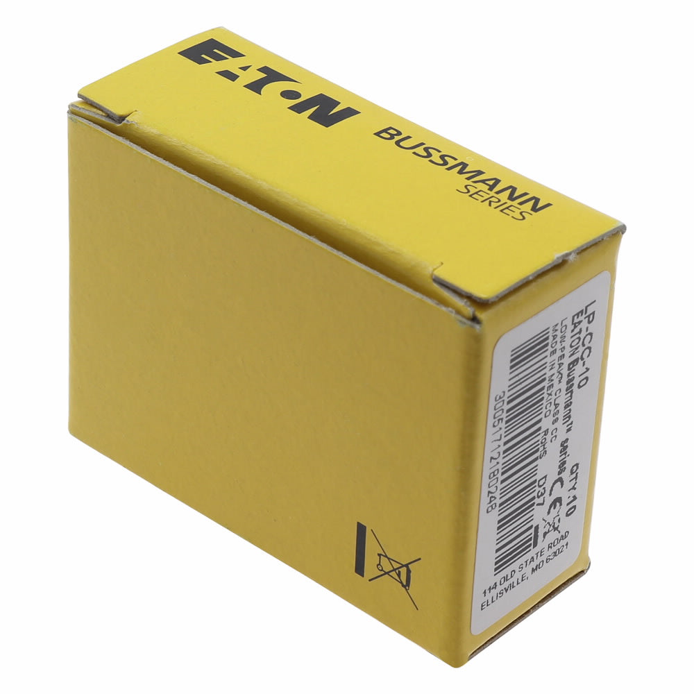 EATON Bussmann LP-CC-10 Low-Peak 150/600V Time Delay Fuse