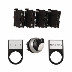 EATON Eaton M22-WK3-K22-P 22.5 mm 1NO 1NC 3-Position Momentary Selector Switch