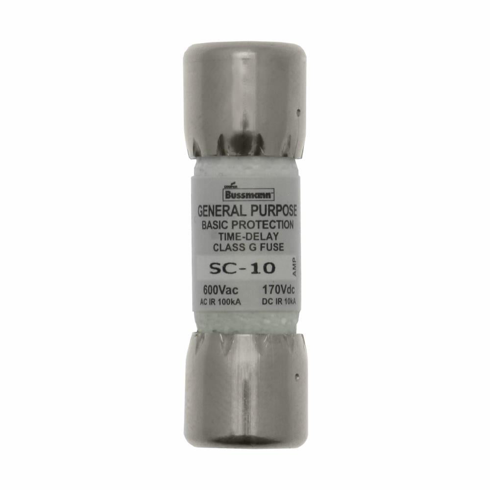 EATON BUSSMANN Bussmann SC-10 Class G Fuse 10A 600VAC/170VDC Replacement MPN