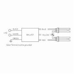 SIGNIFY Signify ICF2S42M2LDK Advance Ele Bal (2) 42W CFL (4-Pin) 120/277V Kit
