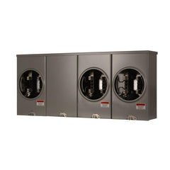 EATON Eaton 1008952CH 100 Amp, 3 Gang, Meter Socket, OH, UG, Center Small Hub Opening