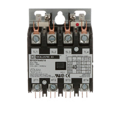 SCHNEIDER ELECTRIC Square D 8910DPA44V14 Non-Reversing Definite Purpose Contactor 40 Amp 24 VAC