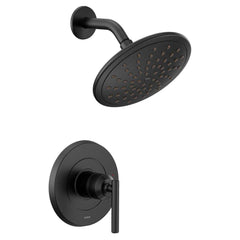 MOEN Moen UT3002EPBL Gibson One Handle Single Function Shower Faucet in Matte Black (Trim Only)
