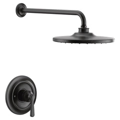 MOEN Moen UTS344302EPBL One Handle Single Function Shower Faucet in Matte Black (Trim Only)