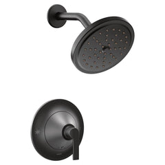 MOEN Moen TS2202EPBL Doux One Handle Single Function Shower Faucet in Matte Black (Trim Only)