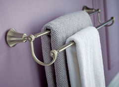 MOEN Moen YB5222BN Wynford 24 in. Towel Bar in Brushed Nickel