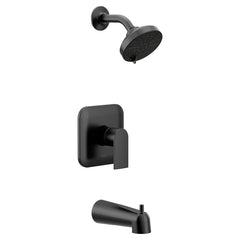 MOEN Moen UT2473EPBL Genta LX M-CORE 2-Series Eco Performance 1-Handle Tub and Shower Trim Kit in Matte Black (Valve Sold Separately)
