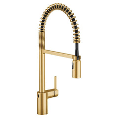 MOEN Moen 5923EWBG Align Single Handle Pull Down Touchless Kitchen Faucet in Brushed Gold