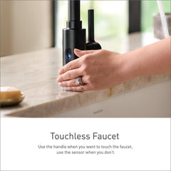 MOEN Moen 5923EWBG Align Single Handle Pull Down Touchless Kitchen Faucet in Brushed Gold