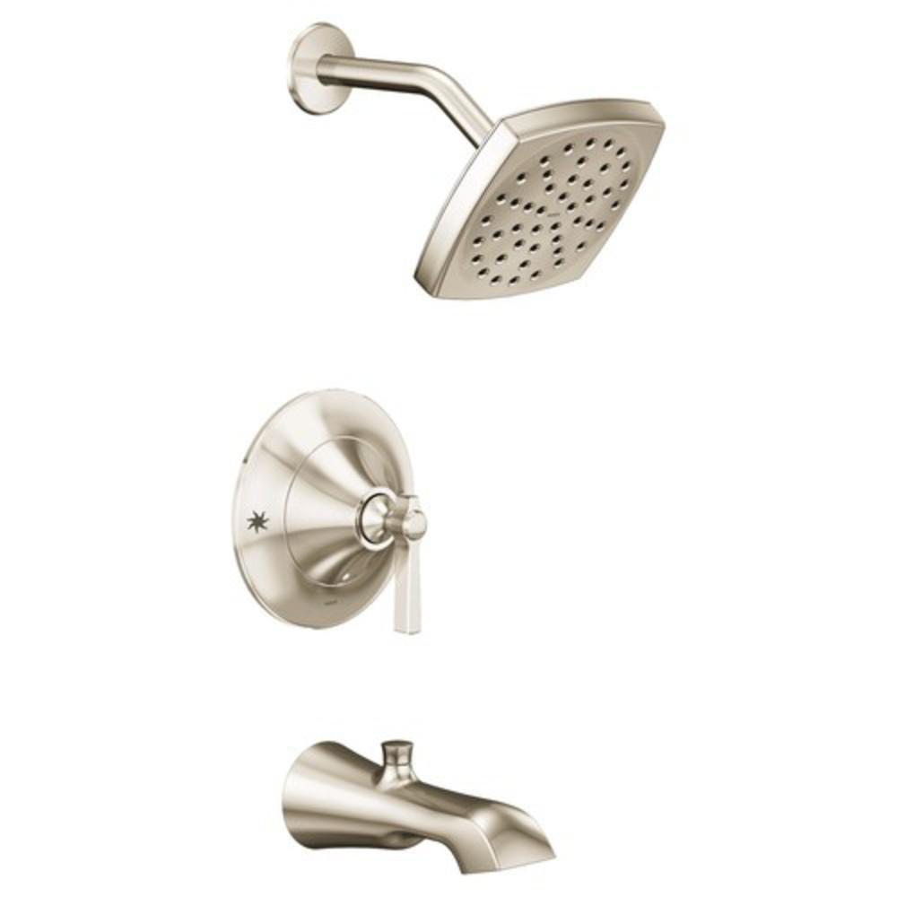 MOEN Moen TS2913EPNL Flara One Handle Single Function Bathtub & Shower Faucet In Polished Nickel (Trim Only)