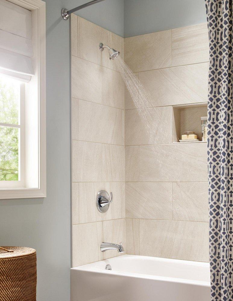 MOEN Moen T2743 Glyde One Handle Single Function Bathtub & Shower Faucet in Chrome (Trim Only)