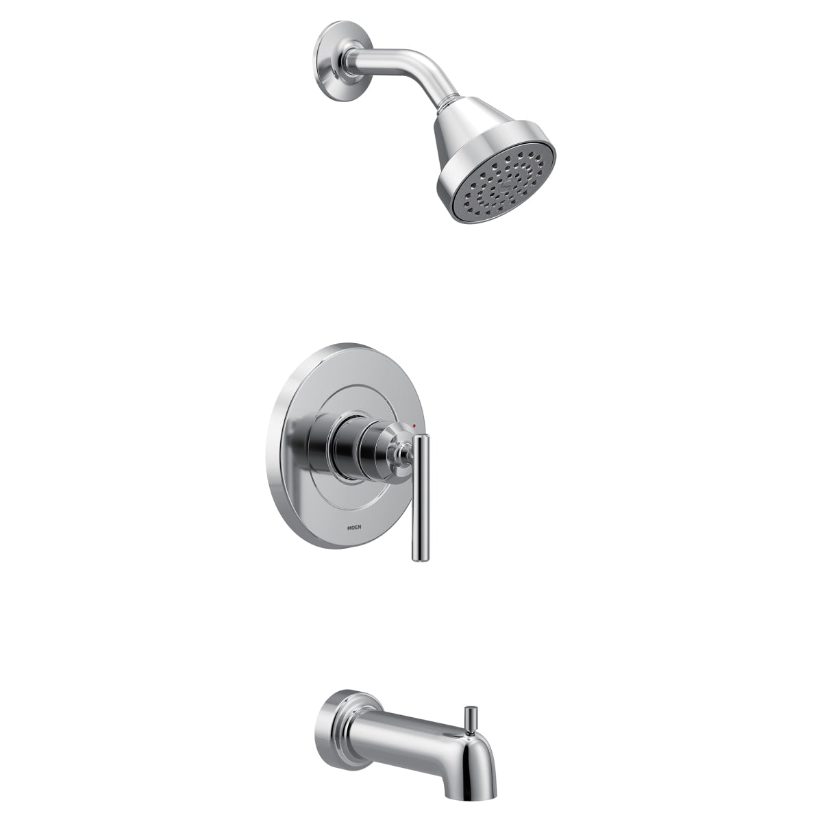 MOEN Moen UT2903EP Gibson M-CORE 2-Series Eco Performance 1-Handle Tub and Shower Trim Kit in Chrome (Valve Sold Separately)