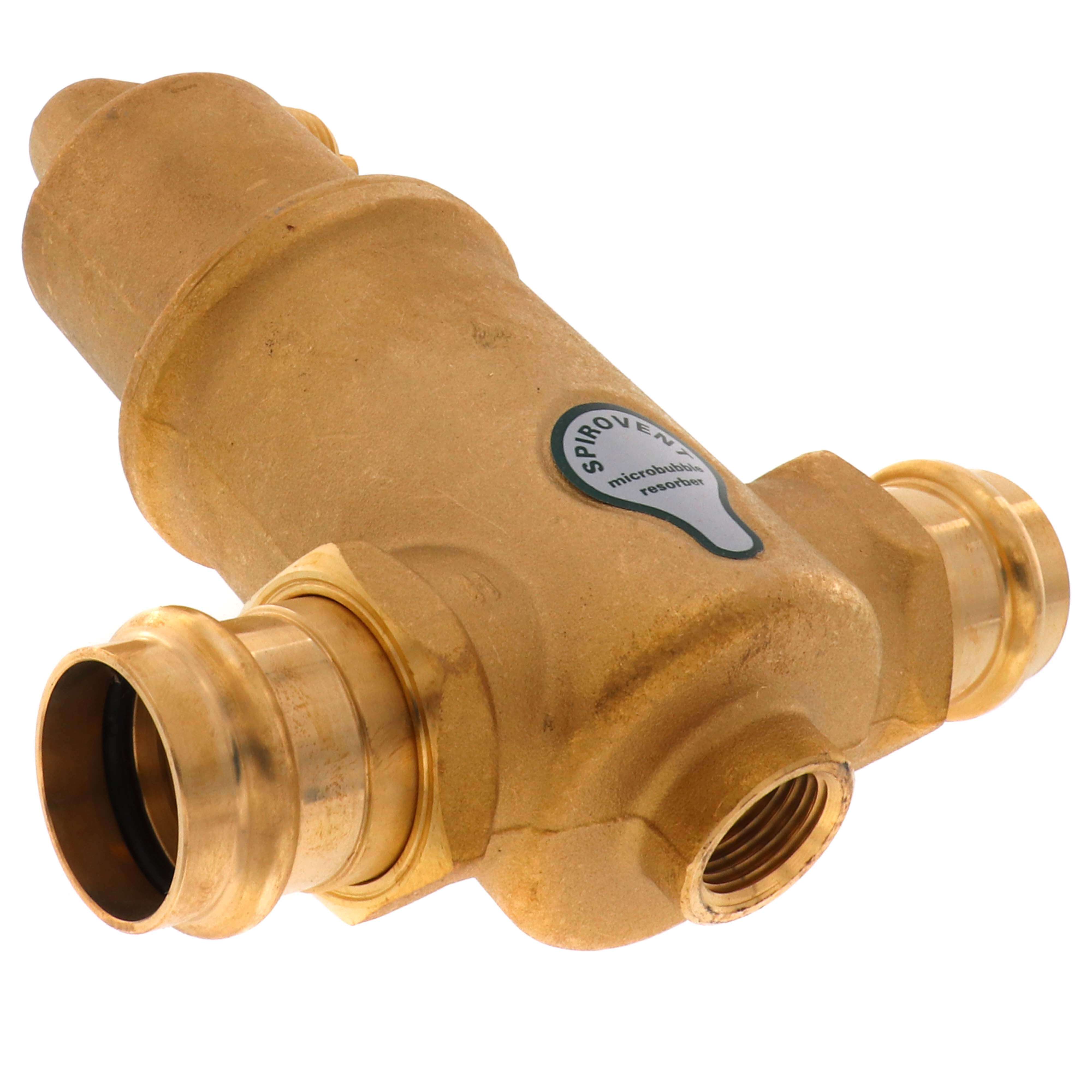 SPIROTHERM Spirotherm VJP100TM Spirovent Junior Air Eliminator W/Tank Mount (Press) 1 150 psi