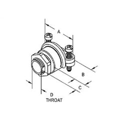 BRIDGEPORT Bridgeport 563-DC2 Multi-Purpose Connector Power 1/4 in
