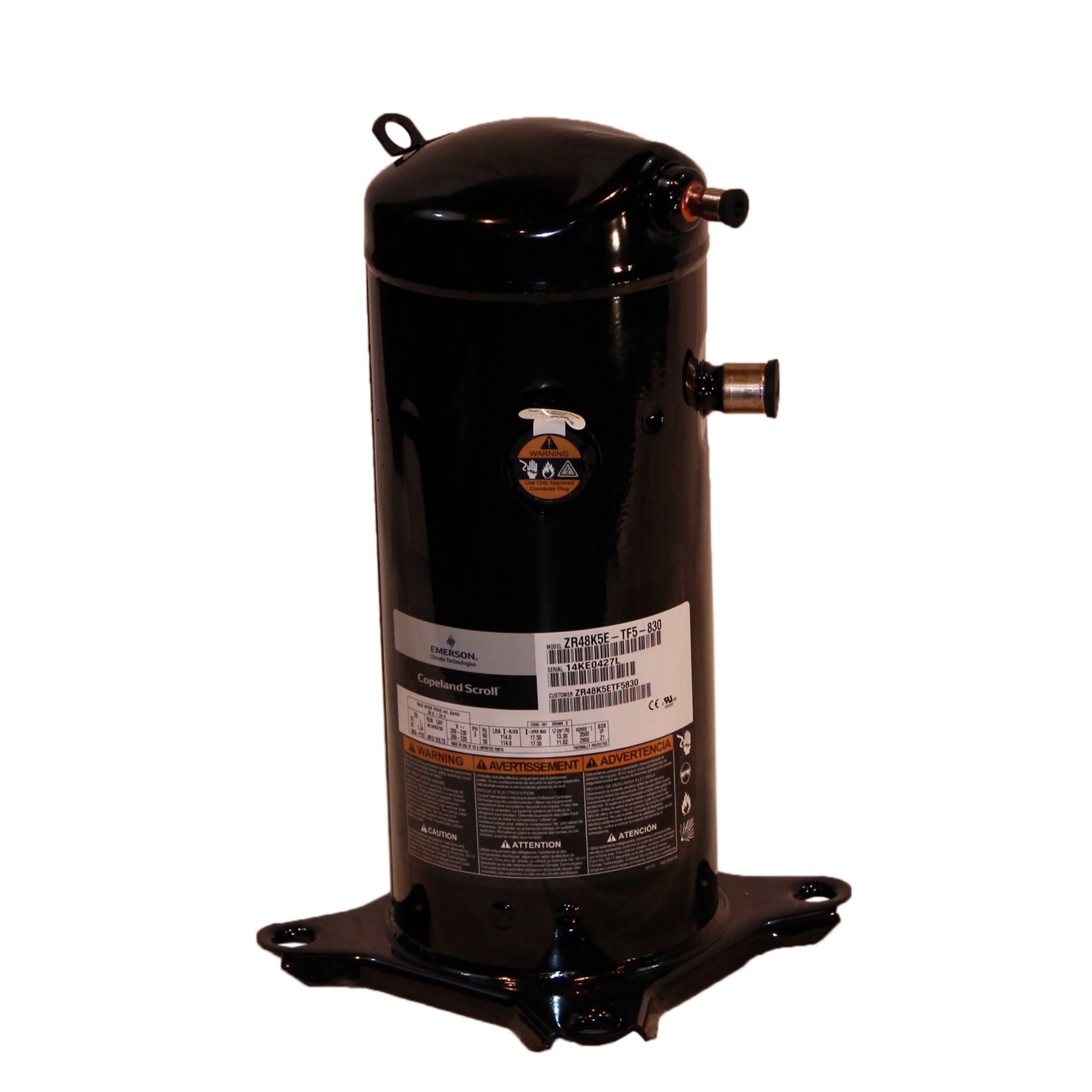 INTERNATIONAL COMFORT PRODUCTS ZR48K5E-TF5-830 COMPRESSOR PARTS & ACCESSORIES