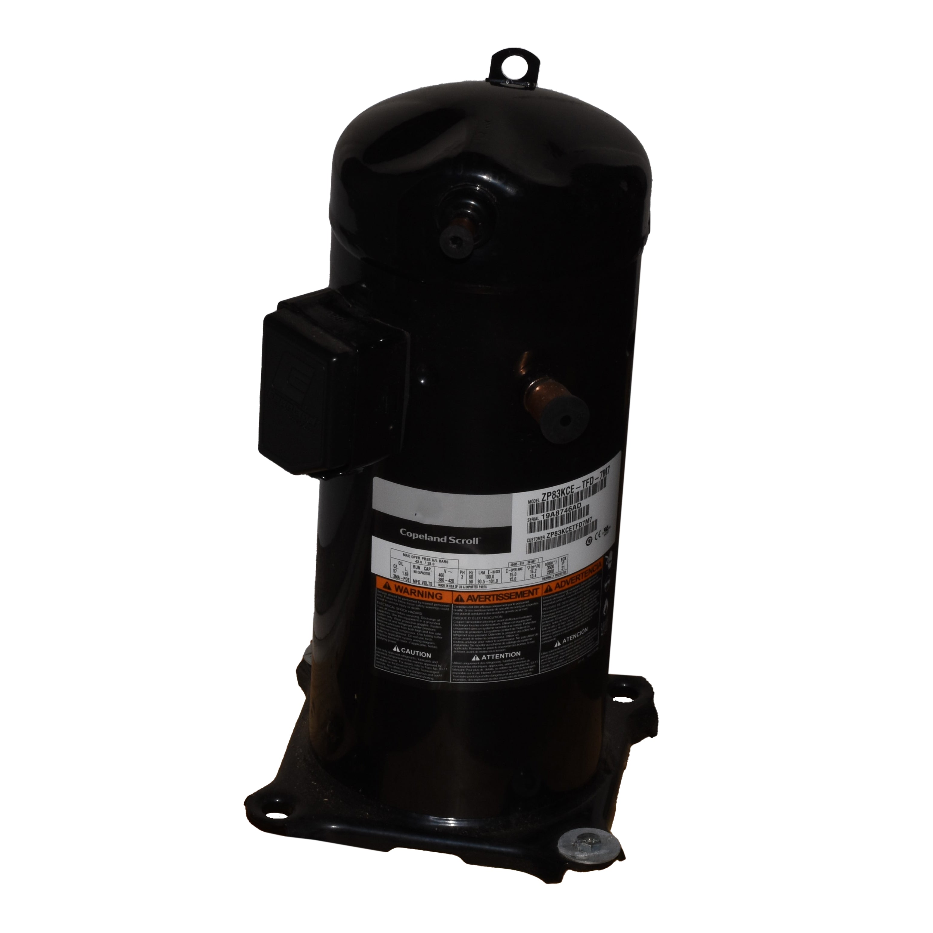 INTERNATIONAL COMFORT PRODUCTS ZP83KCE-TFD-7M7 COMPRESSOR PARTS & ACCESSORIES