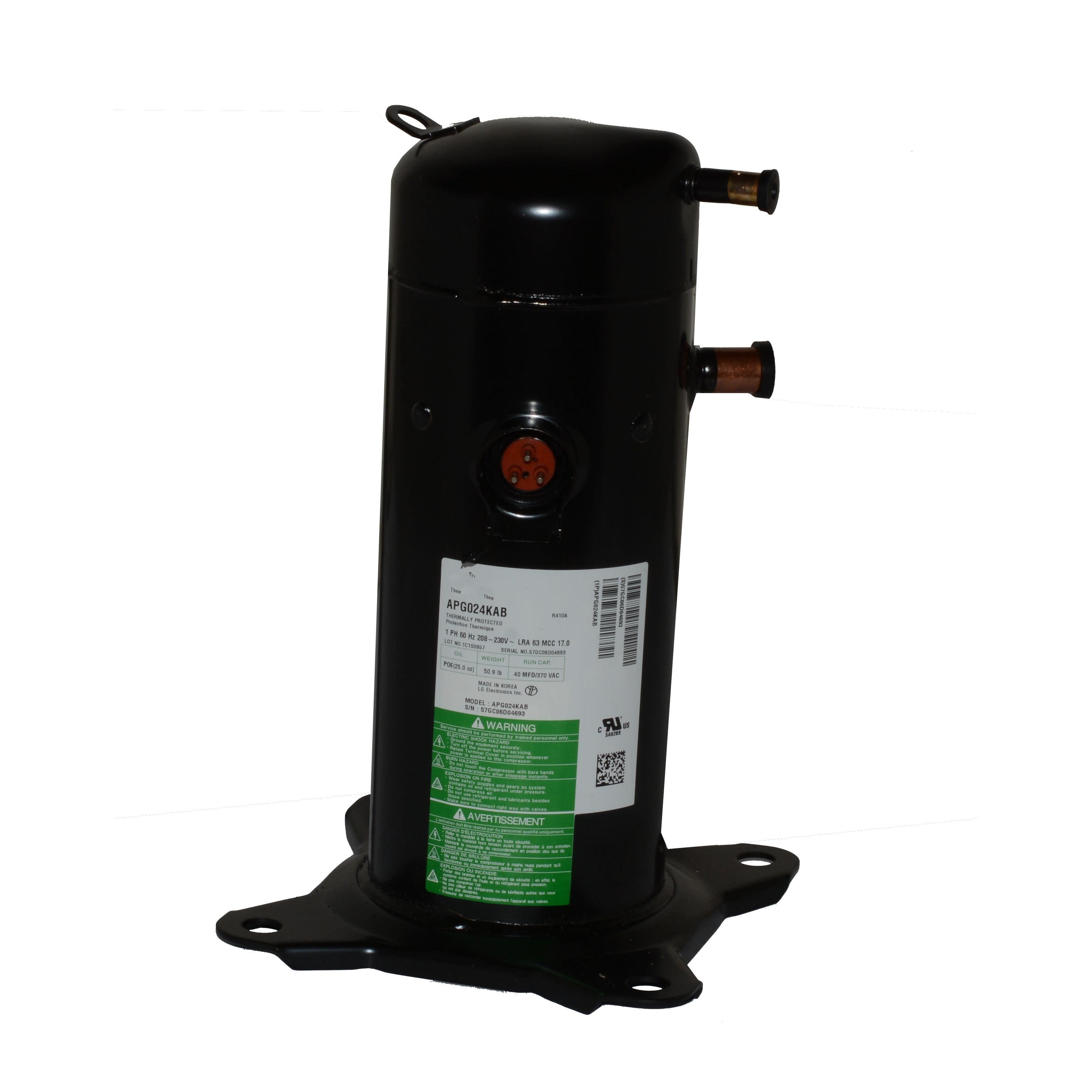 INTERNATIONAL COMFORT PRODUCTS APA024KAB COMPRESSOR PARTS & ACCESSORIES