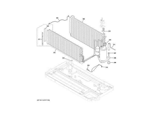 GENERAL ELECTRIC WP98X21108 COMPRESSOR PARTS & ACCESSORIES
