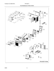 ELECTROLUX 5304471648 WALL BRACKETS & PARTS